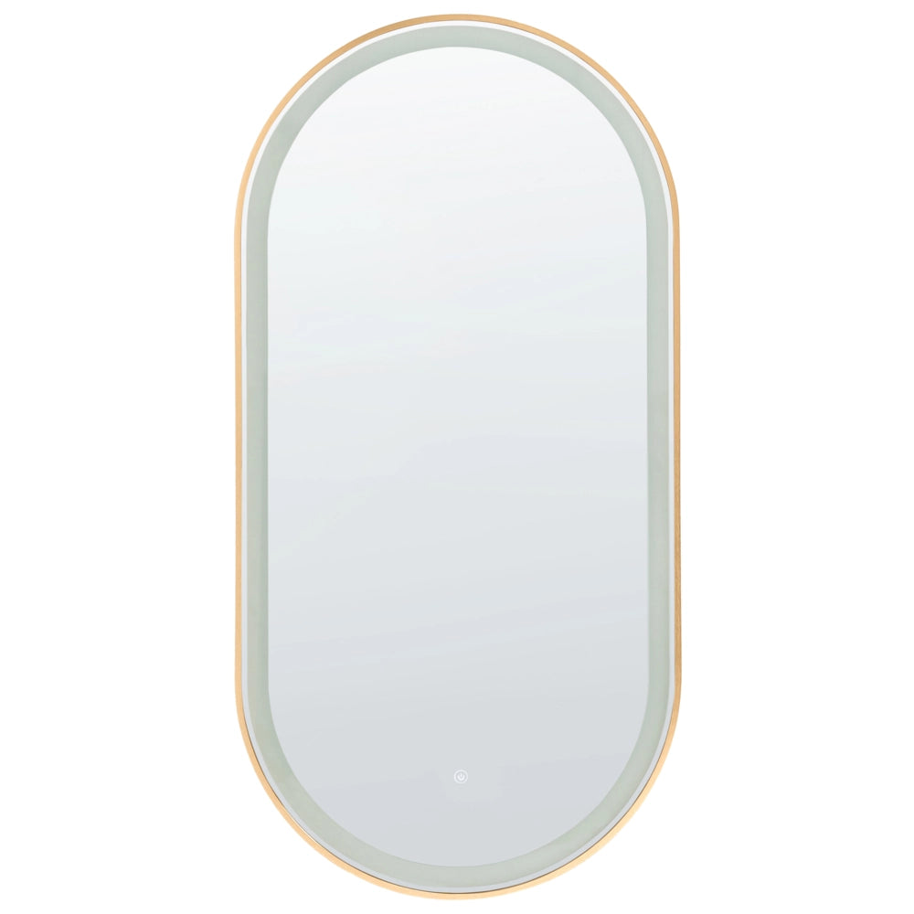 Specchio da parete a LED 120 x 60 cm, moderno e contemporaneo, per bagno, toeletta e camera da letto