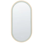 Specchio da parete a LED 120 x 60 cm, moderno e contemporaneo, per bagno, toeletta e camera da letto