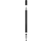 Set di 2 pezzi di punte touchscreen per smartphone, acciaio inossidabile, pennino capacitivo con alta sensibilità (bianco e nero)