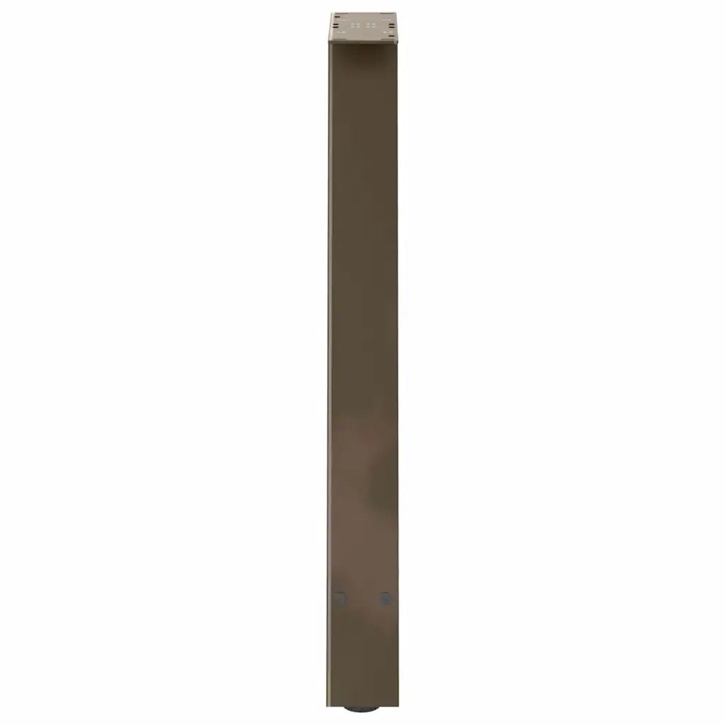 Gambe per tavolo da pranzo a forma di A 2 pz 50x(72-73) cm in acciaio