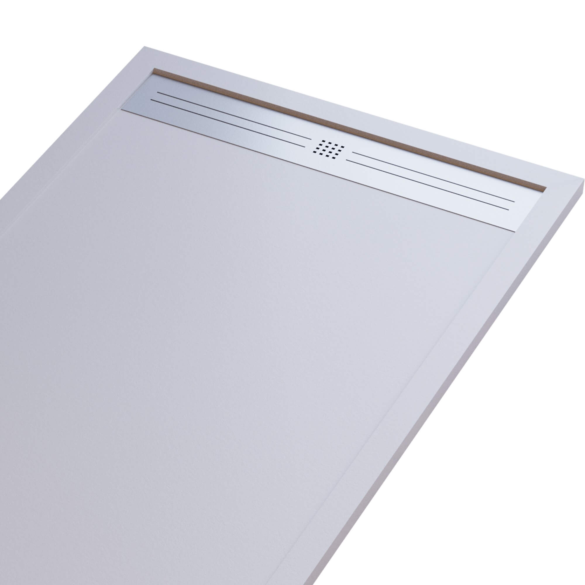 Piatto Doccia 90x140 cm in Pietra Bonussi Trivor Bianco