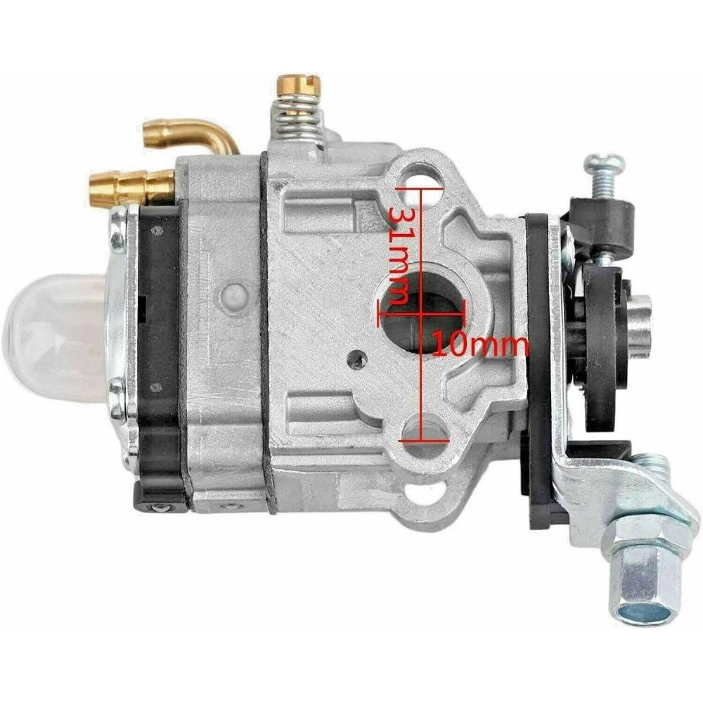 Trade Shop - Carburatore Ricambio Per Decespugliatore 26cc 2 Tempi 1e34f Bc260 / Cg260 -