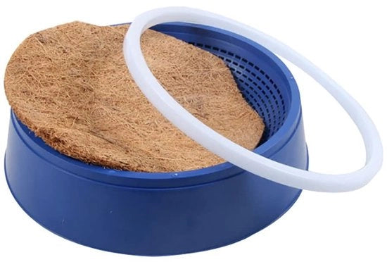 Nidi per Uccelli 4 pezzi - Nido in Plastica - Nido di Cova per Columbi/Tortore - Comodo per Piccoli Uccelli - Sostenibile e Pratico