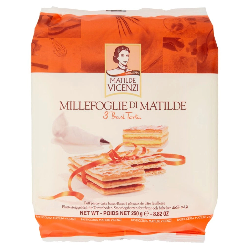 Matilde vicenzi 3 basi torta millefoglie di matilde da 250 grammi