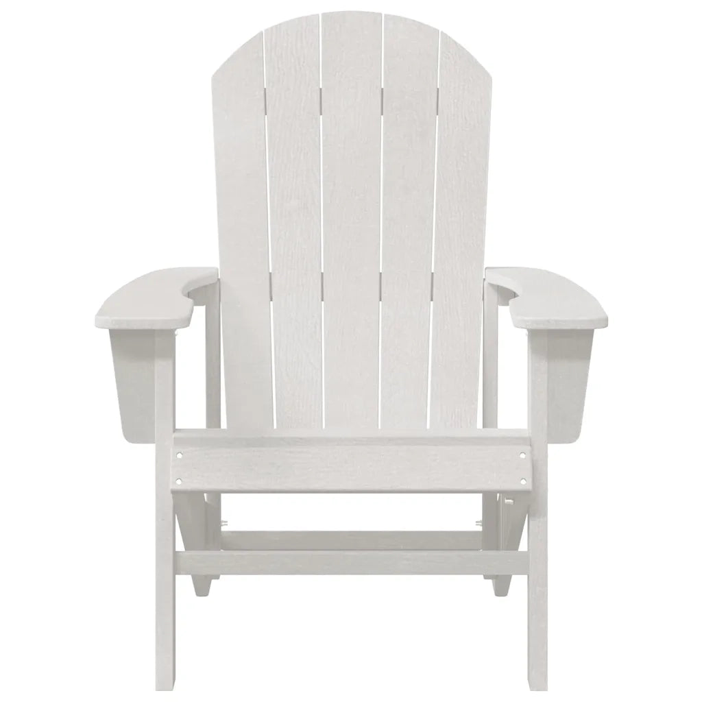 Sedia da Giardino | Sedia Adirondack Bianco 82 x 74 x 92 cm HDPE