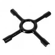 RIDUZIONE FUOCO CAFFETTIERA LAMIERA SMALTATA NERO L.150MM - UNIVERSALE