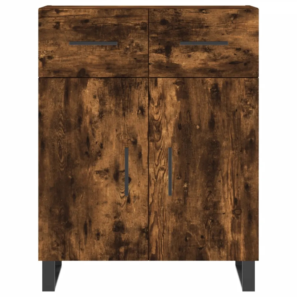 Credenza Rovere Fumo  69,5x34x180 cm in Legno Multistrato 3198174