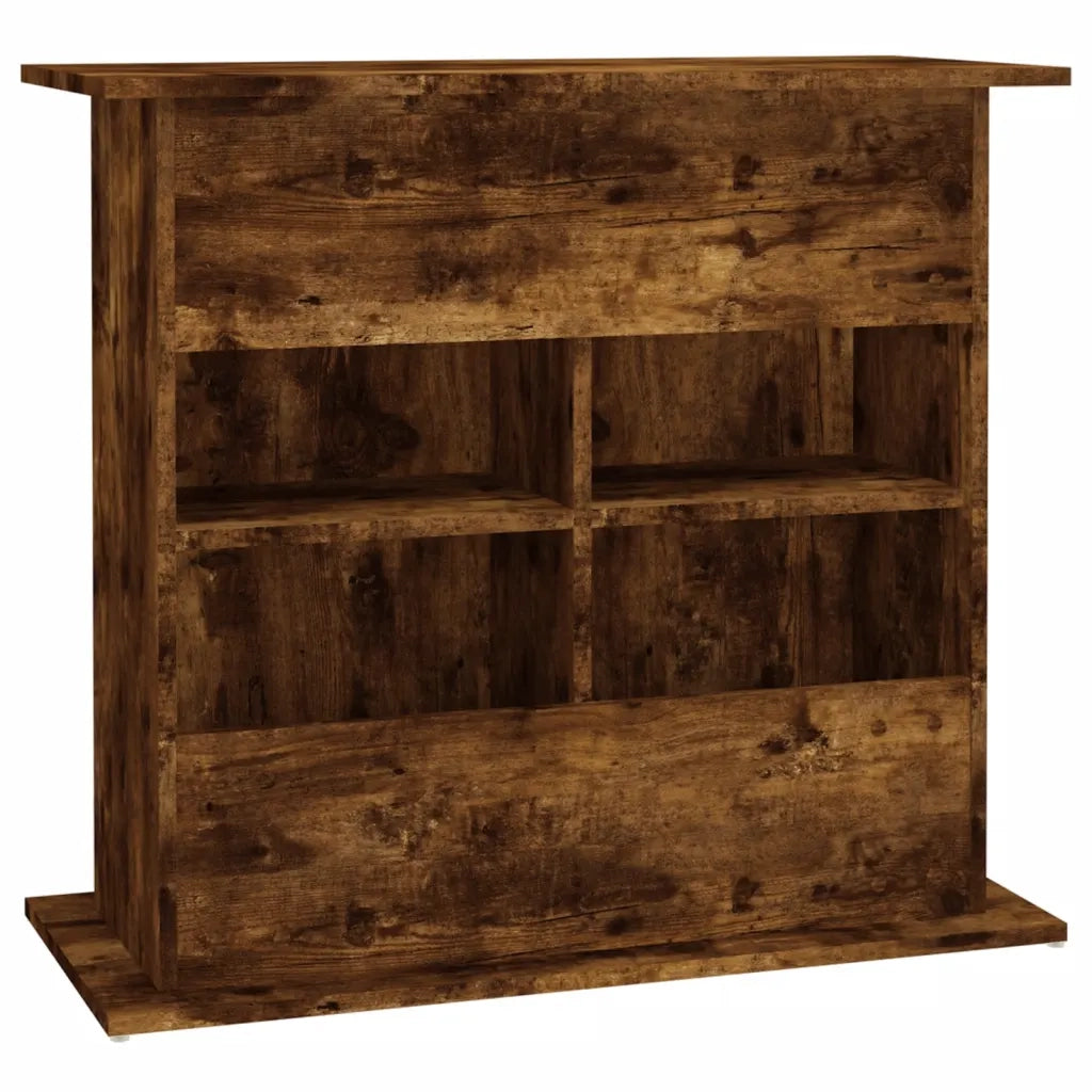 Supporto Acquario 81x36x73 cm in Legno Multistrato Rovere Fumo CFW6264398