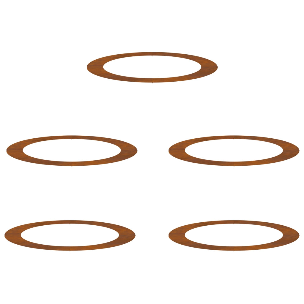 Fioriera Acciaio Corten Acciaio corten Grande Fioriere