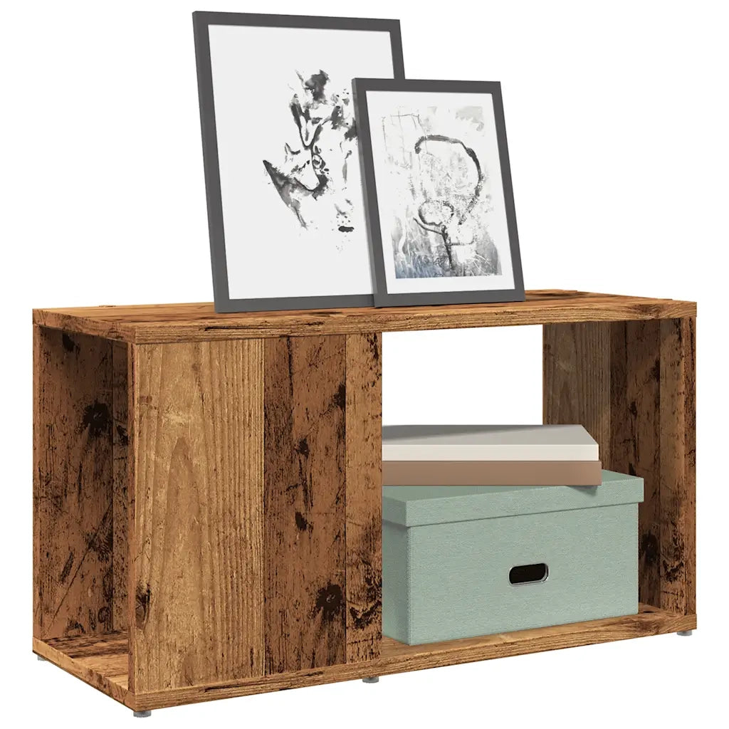 Mobile Porta TV-Mobile per TV-Credenza TV Legno Antico 60x24x32 cm in Truciolato