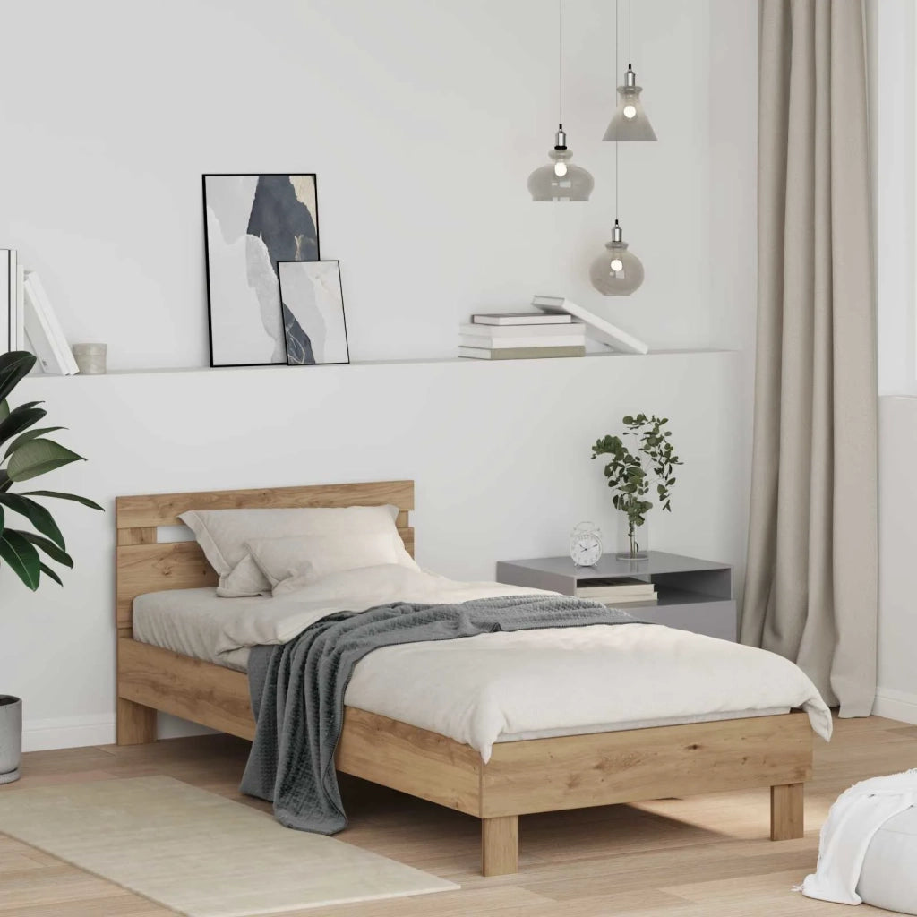 Struttura del letto Rovere artigianale 98.5 x 200 cm