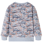 Felpa per Bambini Grigio Mélange 92 13164