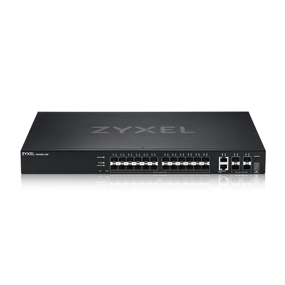 Zyxel xgs2220-30f gestito l3 nero - XGS2220-30F-EU0101F