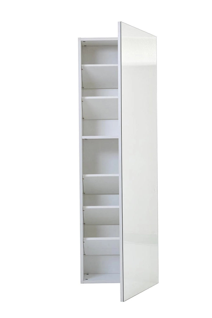 Scarpiera Libreria 5 Ripiani in Melaminico 88,5x25x160cm TFT Sc Bianca Specchio