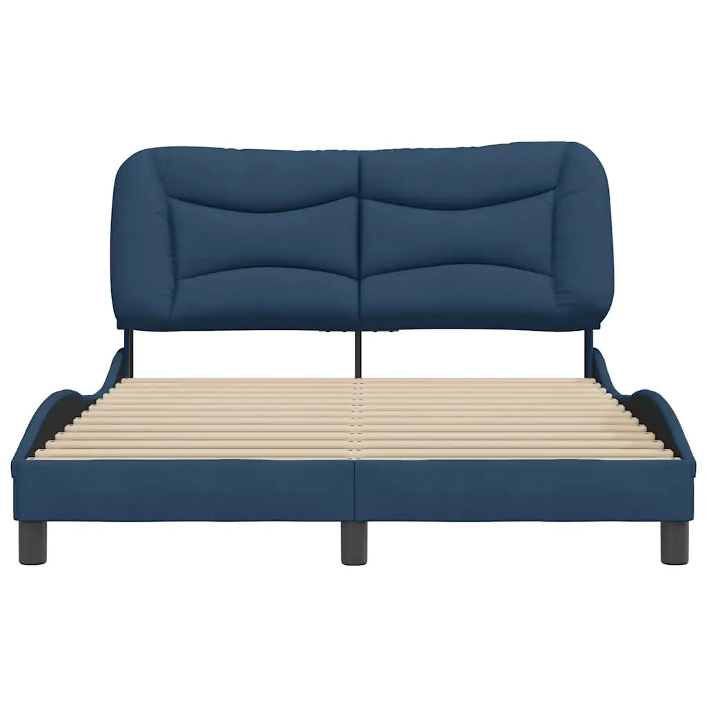 Giroletto senza Materasso Hvar Blu 140x200 cm in Tessuto 3207778