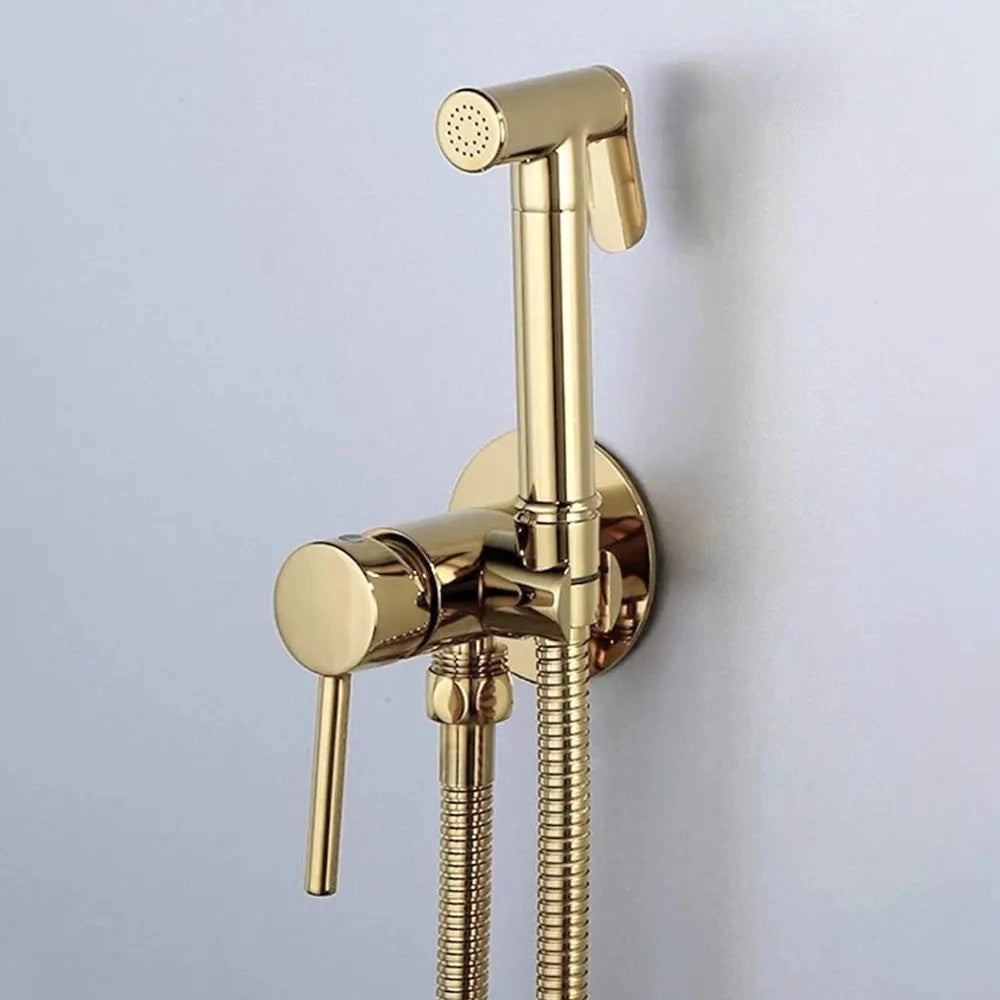 Rubinetto Da Bidet Rea Lungo Loop Gold