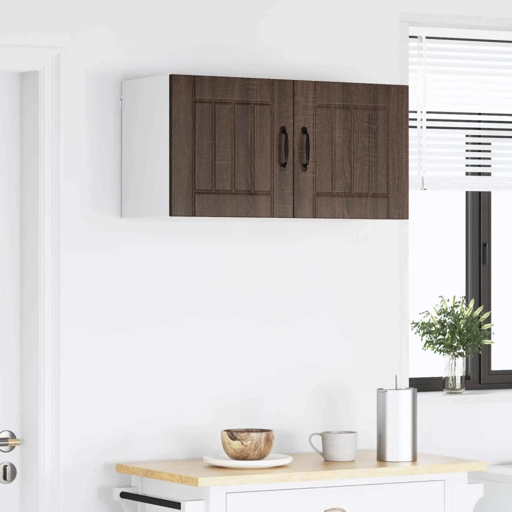 Pannello lavastoviglie Lucca 2 pcs Rovere Marrone 884889