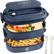 Lunchbox - Cibo - Contenitore - Cassetta del pane - Cassetta delle insalate - Professionale, Viaggio, Scuola - Ritorno a Scuola - Per Bambini - Per Adulti