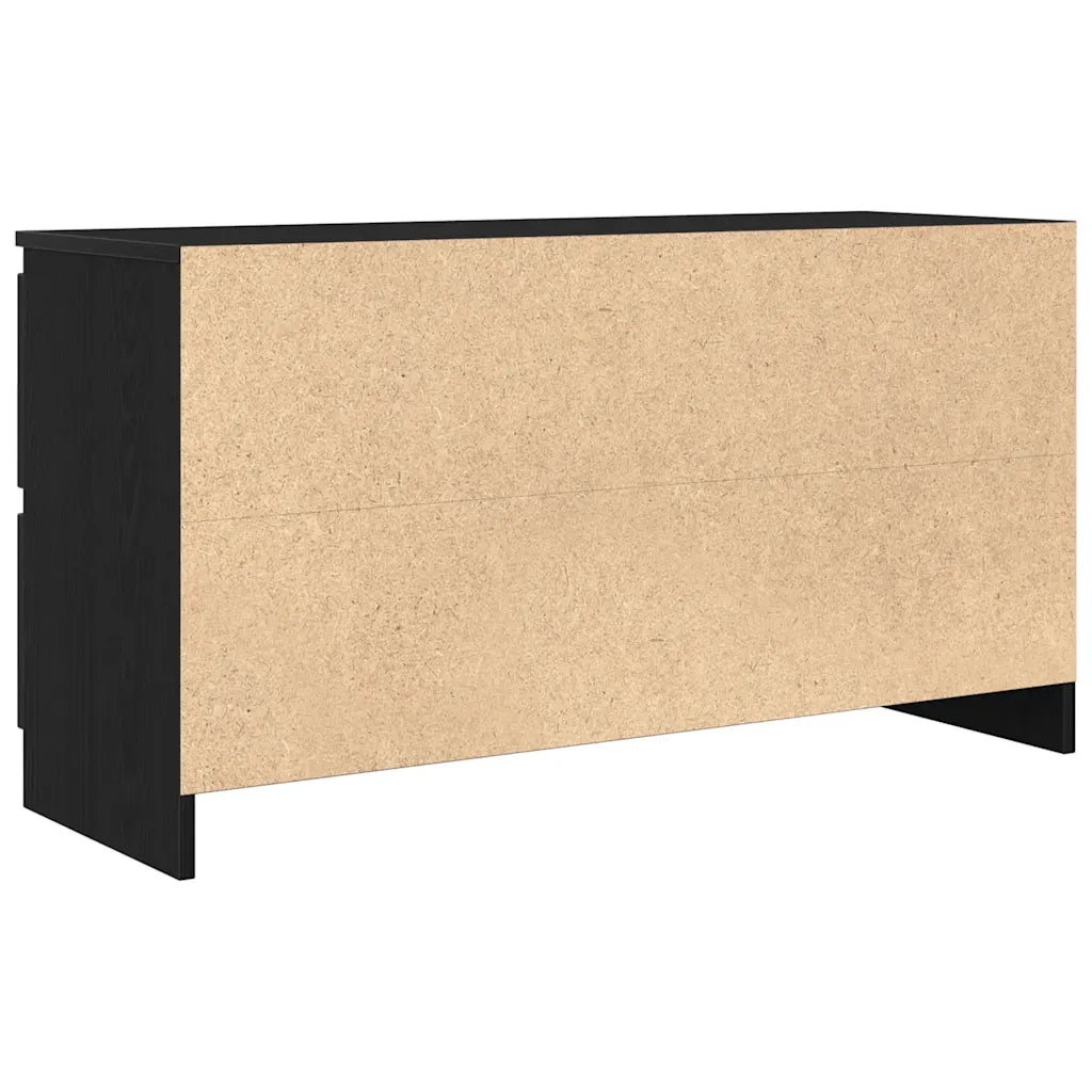 Mobile Porta TV-Credenza TV Nero 100x35x54 cm in Legno Multistrato