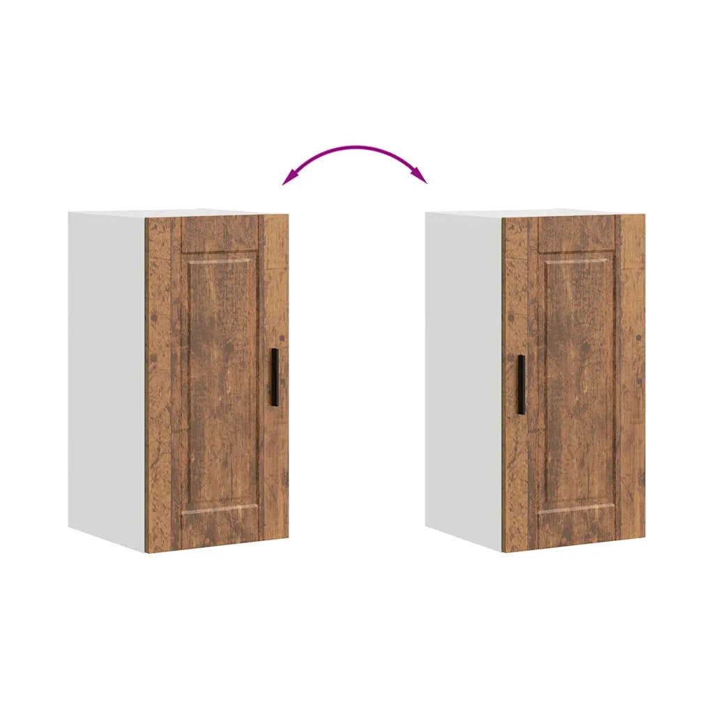 vidaXL Pensile da Cucina Porto Legno Antico in Legno Multistrato