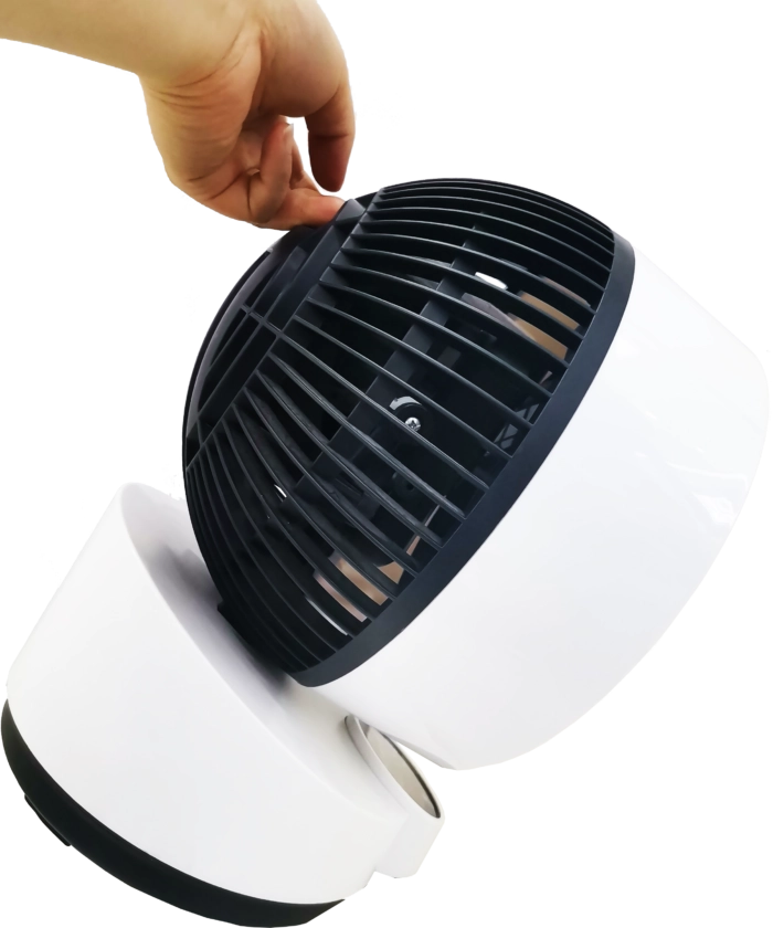 Ventilatore circolatore aria 25 cm con telecomando, 50W 3 modalità vento e timer 12h, oscillazione automatica per casa - Sogo