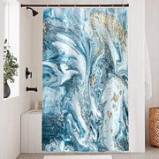 Doccia a vetrata lavabile - Doccia a vetrata tessuto - Blu - 180 x 180 CM