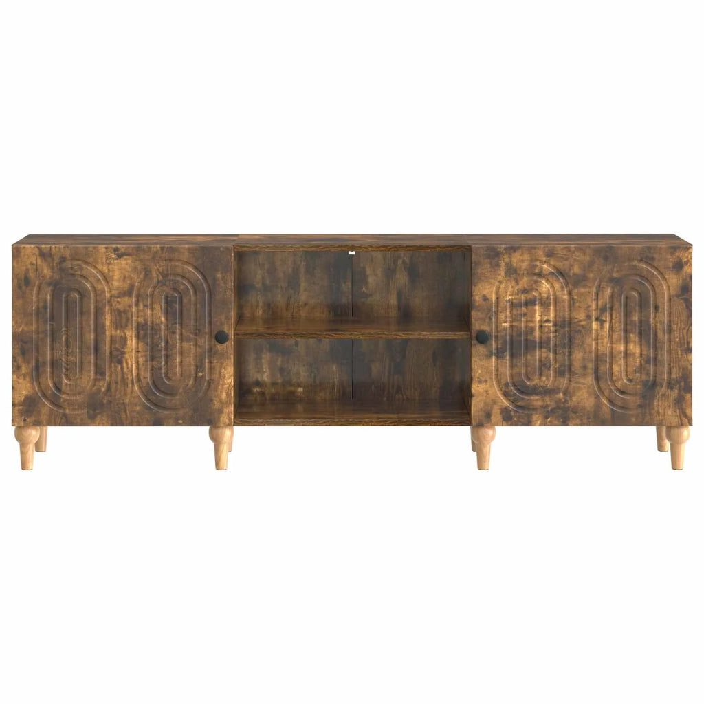Mobile TV Rovere Fumo 150 x 31 x 50 cm Legno ingegnerizzato