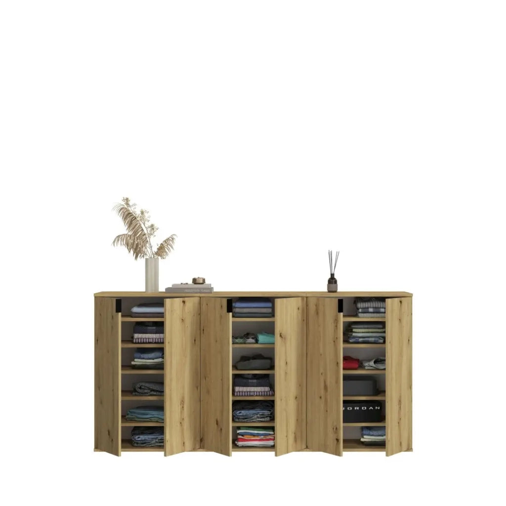 Buffet 6 porte – Rovere chiaro – BODITE