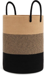 Asciugamano a rete asciugamano con cesto asciugamano di cotone e rattan per bagno soggiorno camera da bambini 38 x 50 cm