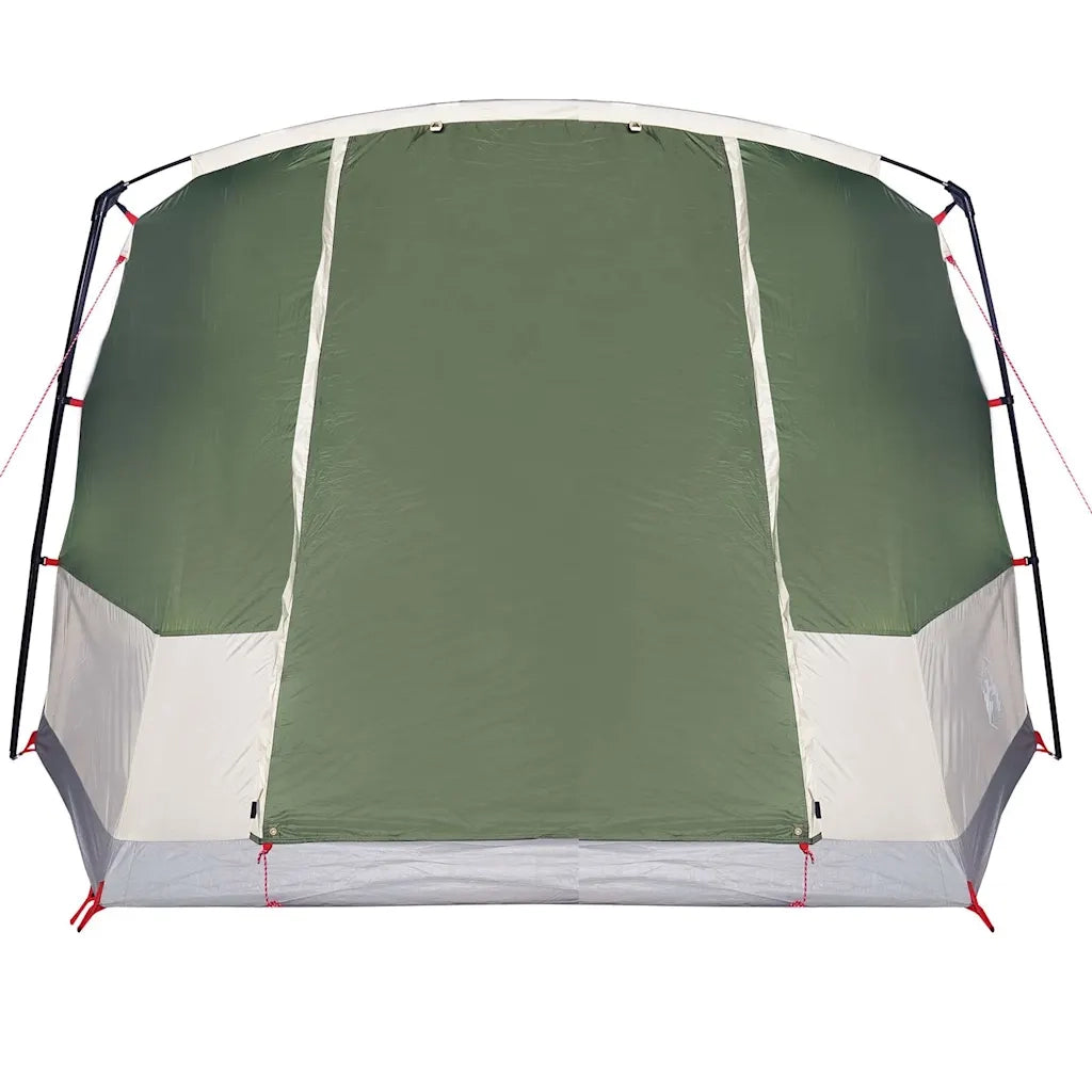 Tenda da Campeggio a Tunnel per 4 Persone Verde Impermeabile 94628