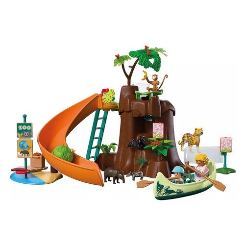 Costruzioni playmobil 72071 animals & friends gita nella giungla