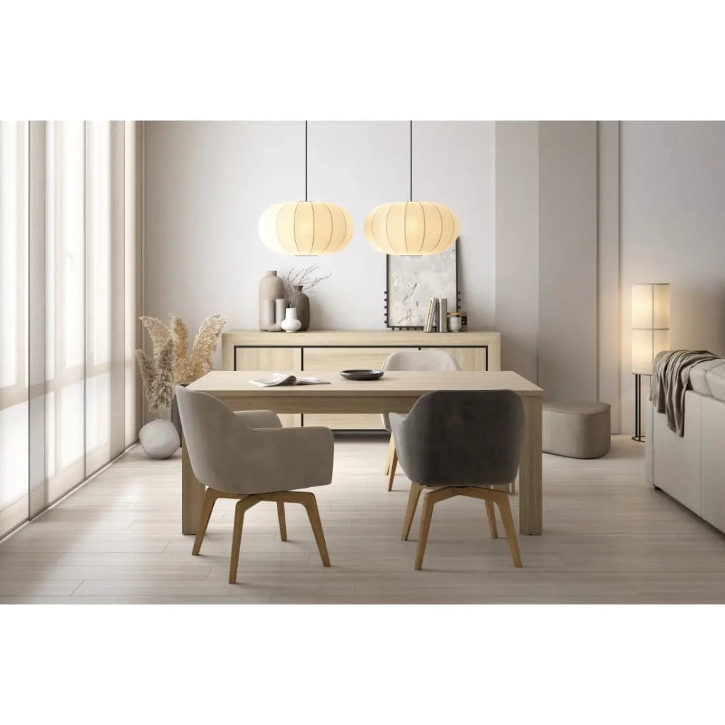 Tavolo da pranzo COPA – 190x76x100 cm – Rovere elegante – Design scandinavo