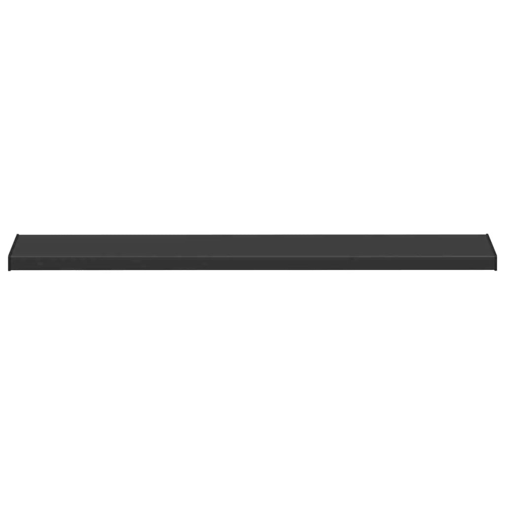 Soglia della Finestra Nero con Venature del Legno PVC