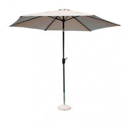 Ombrellone da Giardino Ø3 m Palo Ø38 mm Poly Eco in Acciaio Antracite