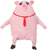 Giocattolo per bambini con forma di maiale - 21,5 cm - Giocattolo squisso - Stress balza - Giocattolo per il bagno - Animale divertente - Materiale TPR