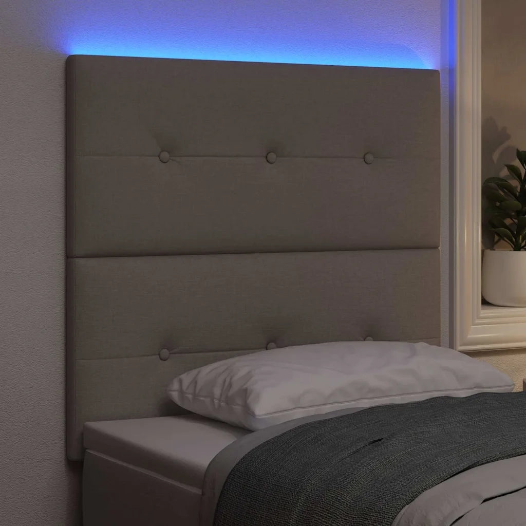 Testiera LED con strisce LED con testiera Talpa 90 cm Tessuto 3338401