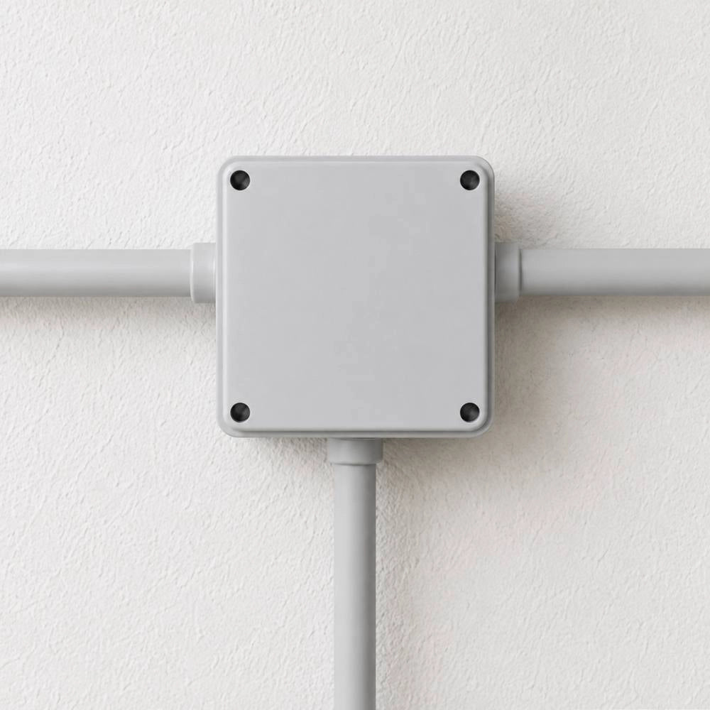 Cassetta di derivazione stagna per impianti elettrici *** dimensioni 100 x 100 x 50 millimetri, confezione 1