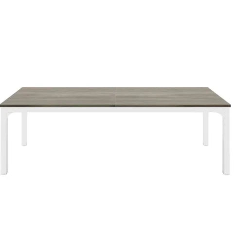 Scrivania per computer 200x70 cm per 2 persone in metallo e legno
