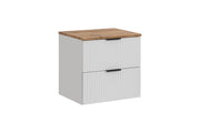 Set mobili bagno 60 cm con piano Adel White 60 cm