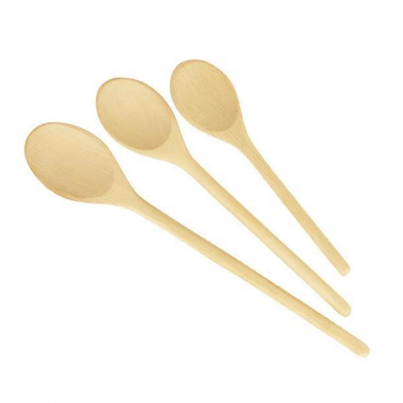 SET 3 CUCCHIAI OVALI 'WOODY' 20 cm - 25 cm - 30 cm - TESCOMA
