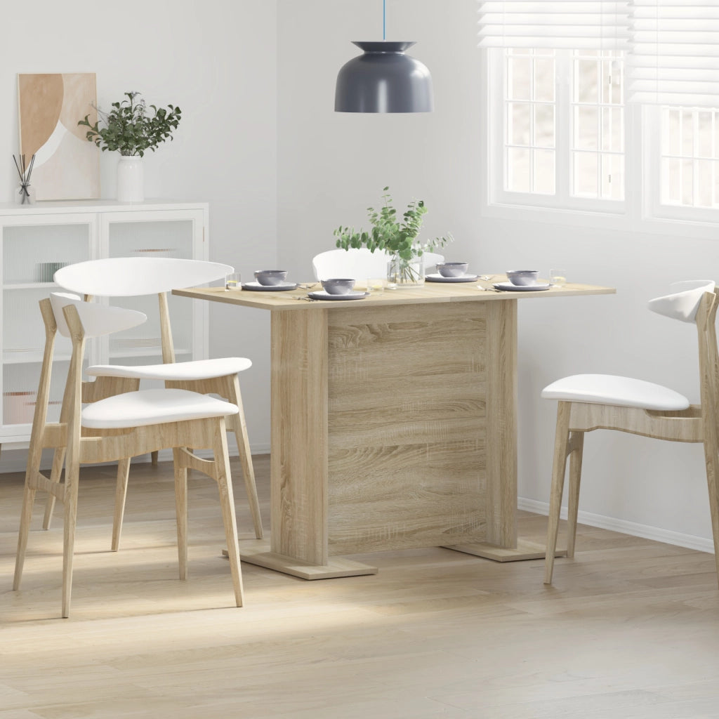 Tavolo da pranzo  in rovere Sonoma 110x60x75 cm in legno ingegnerizzato