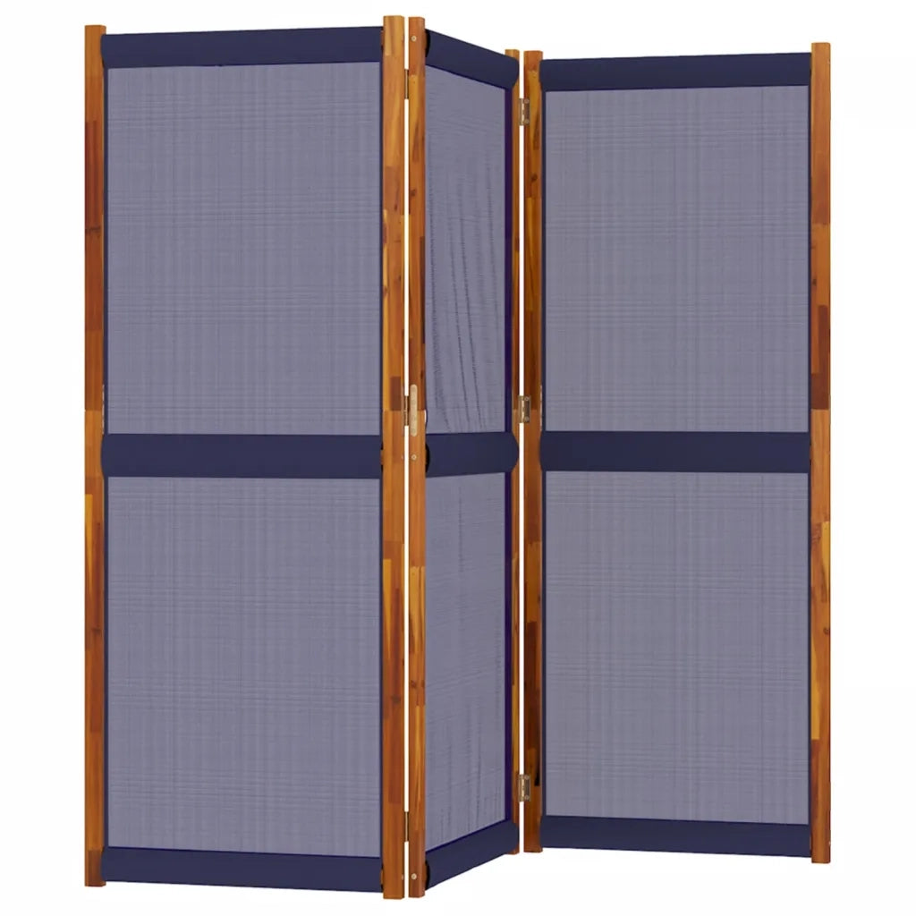 Divisorio a 3 Pannelli Blu Scuro 210x180 cmcod mxl 87637