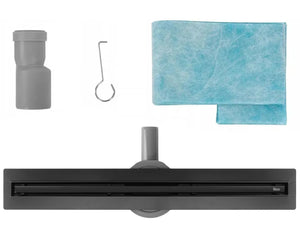 Canalina Di Scarico Neox Slim Pro Black 50