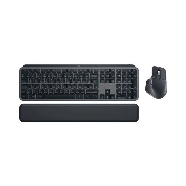 Logitech mx keys s combo tastiera mouse incluso ufficio rf senza fili + bluetooth qwerty italiano grafite - 920-0011609