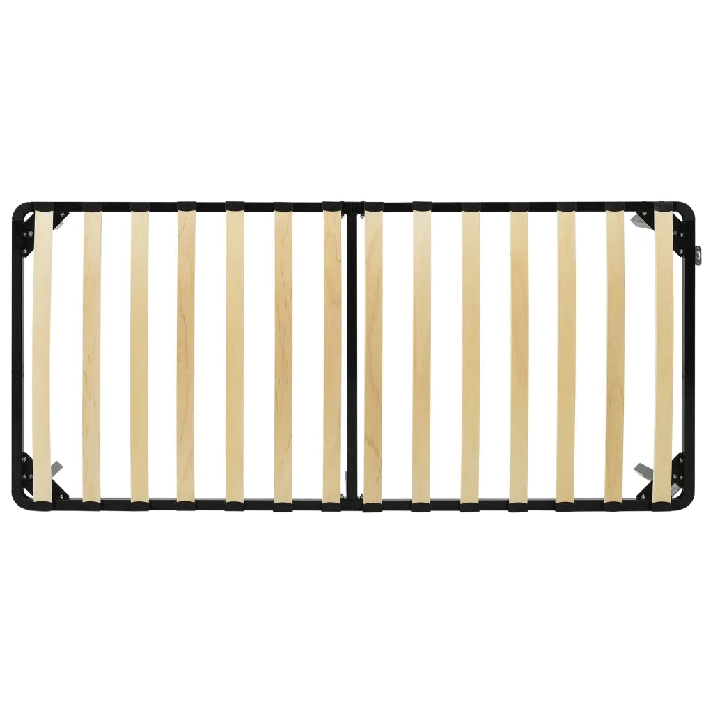 Giroletto-Struttura Letto Nero in Metallo 100x200 cm 115162