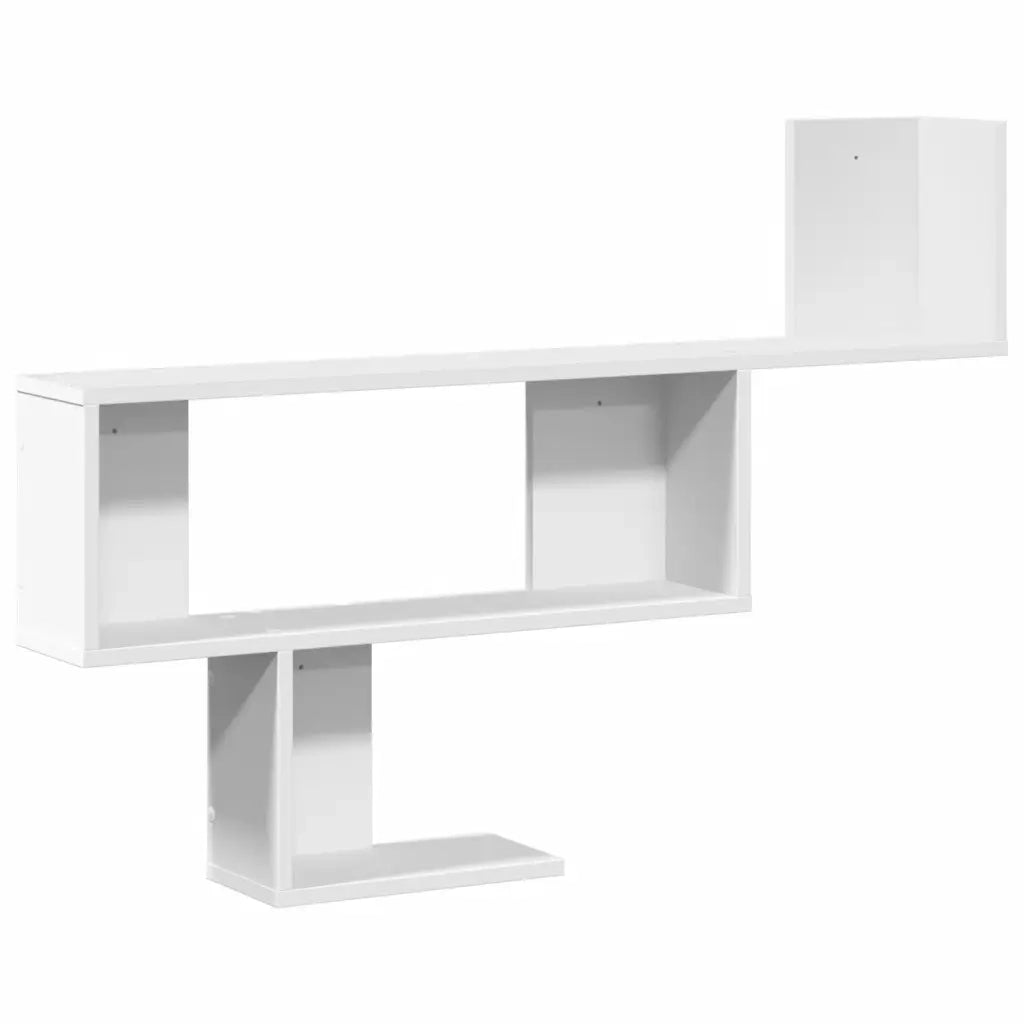 Scaffale a Parete Bianco 100x15x70 cm in Legno Multistrato 853191
