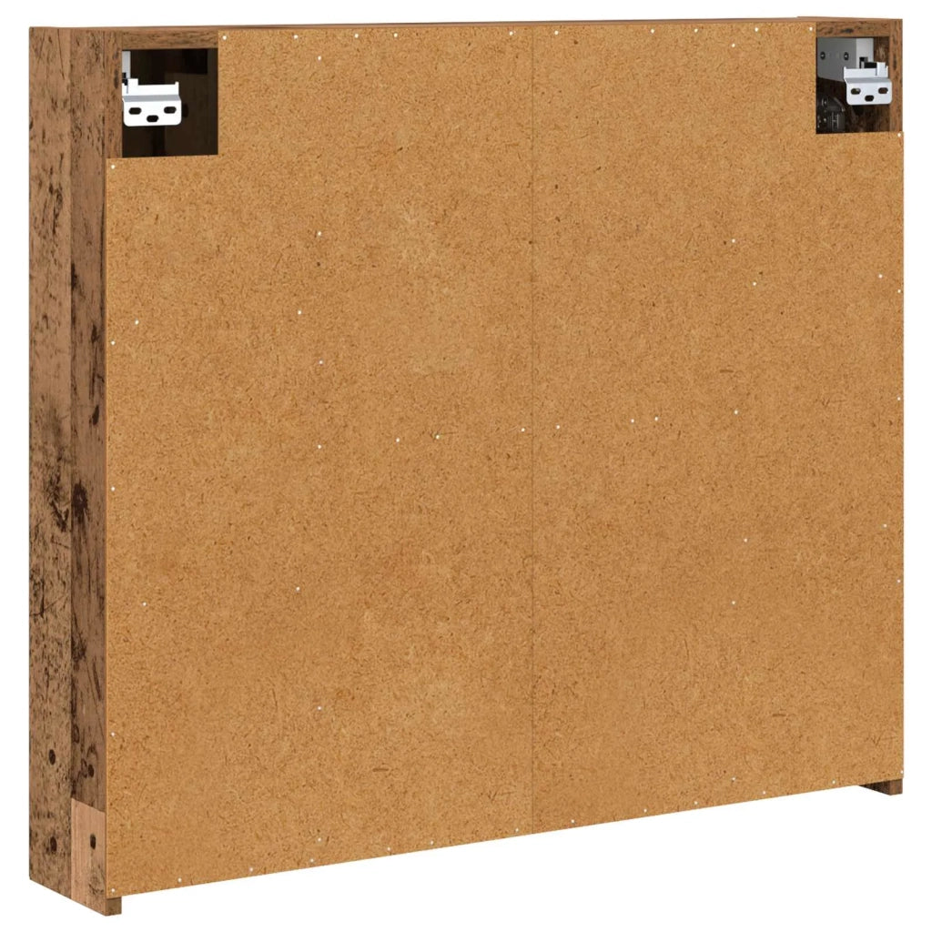 Mobiletto per specchio da bagno Legno vecchio 80 x 14.5 x 70 cm 889109