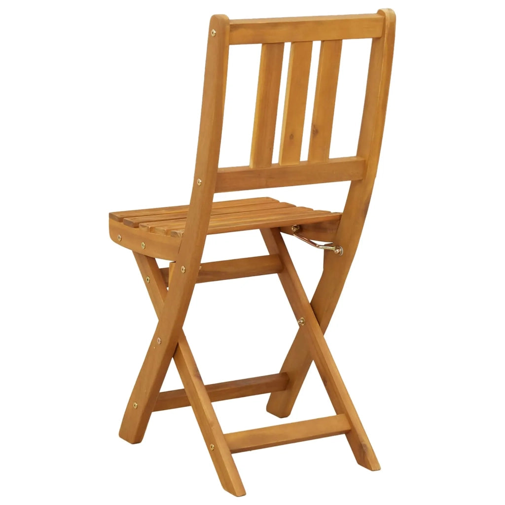 Sedie Bistro da Giardino 8 pcs Naturale 40 x 42 x 85 cm 3416292