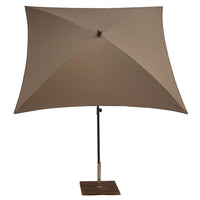 Ombrellone da Giardino 200x200 cm Palo Ø27 mm in Acciaio Maffei Kronos Tortora