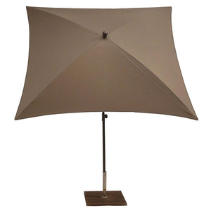 Ombrellone da Giardino 200x200 cm Palo Ø27 mm in Acciaio Maffei Kronos Tortora